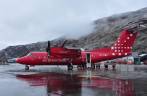 O avião que nos levou de Nuuk para Ilulissat, cidade ao norte do Cículo Polar Ártico, na Groelândia